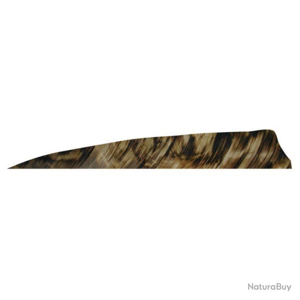 GATEWAY - Plumes naturelles Shield 4" LH TRE TRE BRUN