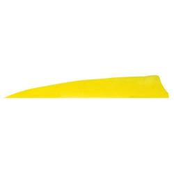 GATEWAY - Plumes naturelles Shield 4" LH Unie JAUNE