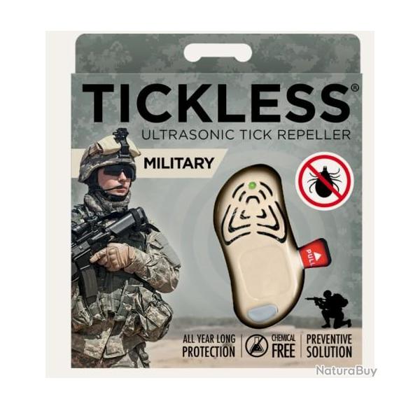 R�PULSIF TICKLESS TIQUES � ULTRASON POUR MILITAIRE - BEIGE