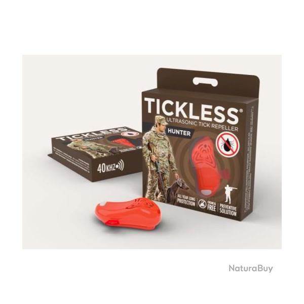 R�PULSIF TICKLESS TIQUES � ULTRASON POUR CHASSEUR - ORANGE