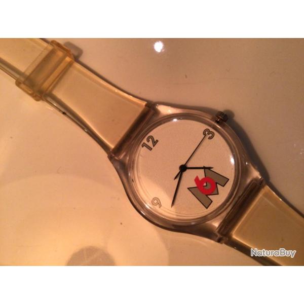 MONTRE PUBLICITAIRE vintage M6