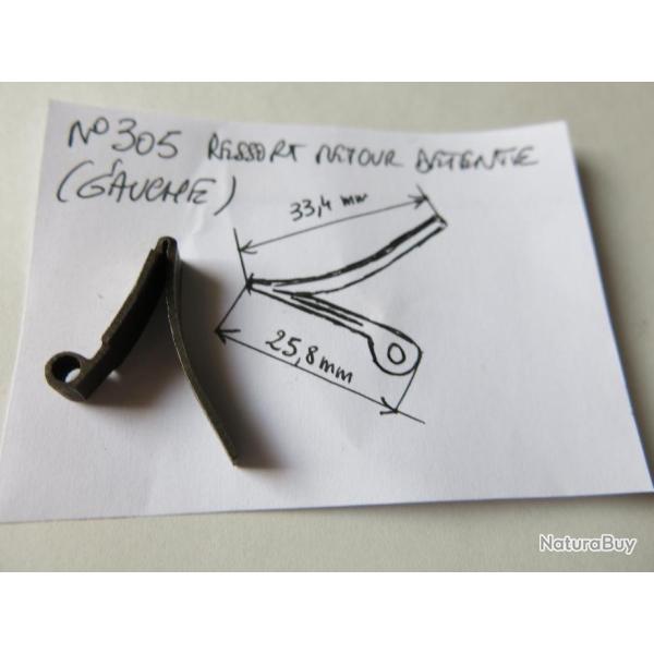 VENDU PAR CUIRASSIER11  N 305 RESSORT RETOUR DETENTE DE PLATINE (GAUCHE) POUR ARMES ANCIENNES