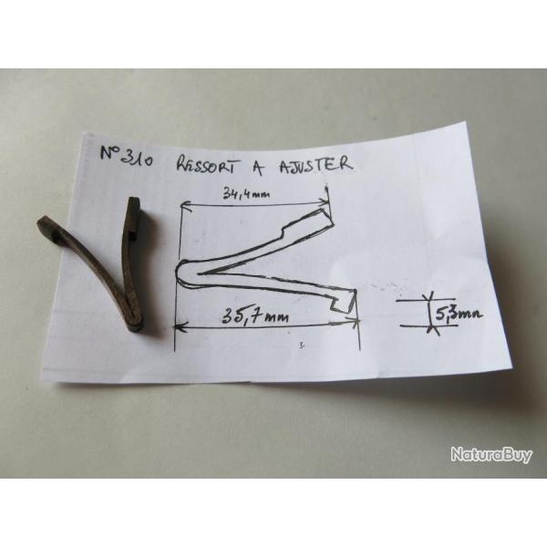 VENDU PAR CUIRASSIER11  N 310 RESSORT POUR ARMES ANCIENNES A AJUSTER