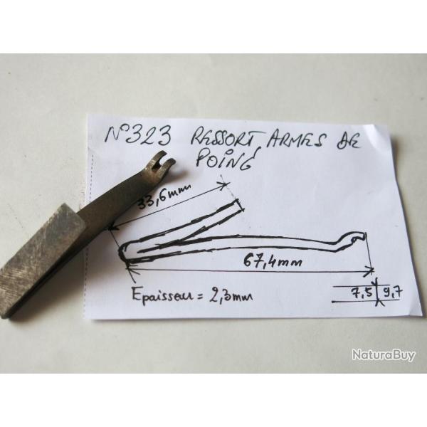 VENDU PAR CUIRASSIER11  N 323 RESSORT ARMES DE POING ANCIENNES