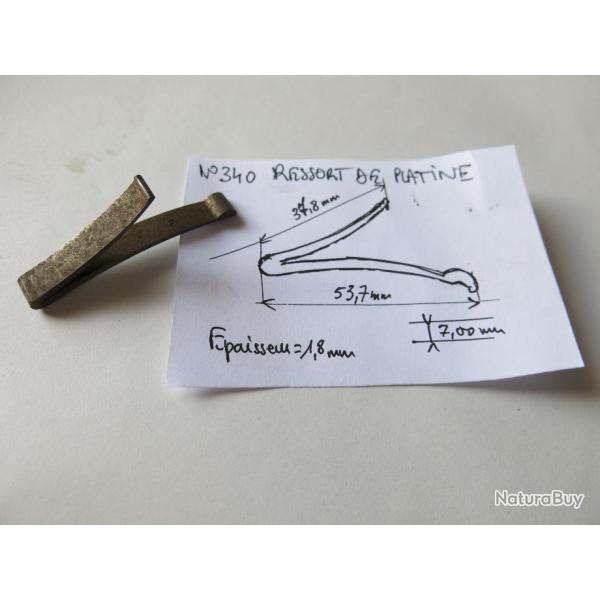 VENDU PAR CUIRASSIER11  N 340 RESSORT POUR ARMES ANCIENNES