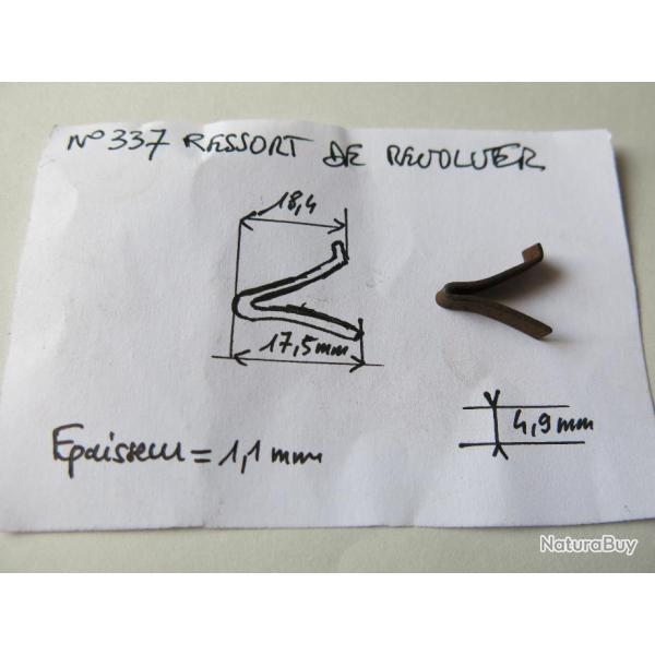 VENDU PAR CUIRASSIER11  N 337 RESSORT POUR ARMES ANCIENNES (REVOLVERS )