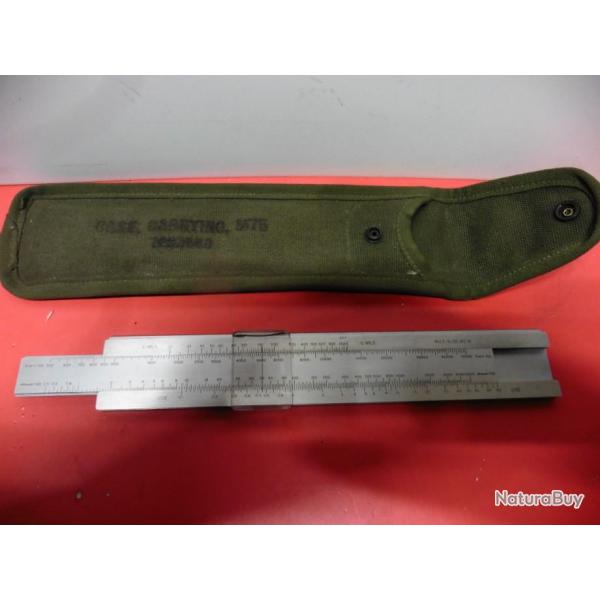 WW2 - R�gle de calcule d'artillerie US