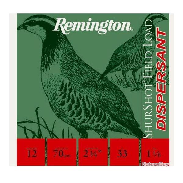 REMINGTON CAL.12/70 SHURSHOT BG DISPERSANTE 33GR PAR 100