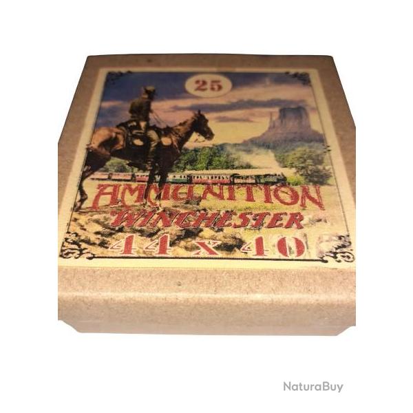 44 x 40 Winchester: Reproduction boite cartouches (vide) AM Nvada 9882050