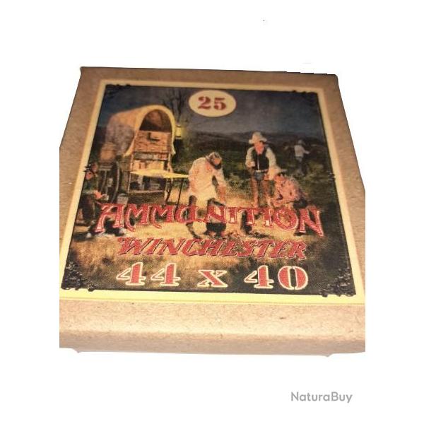 44 x 40 Winchester: Reproduction boite cartouches (vide) AM Nvada 9882060