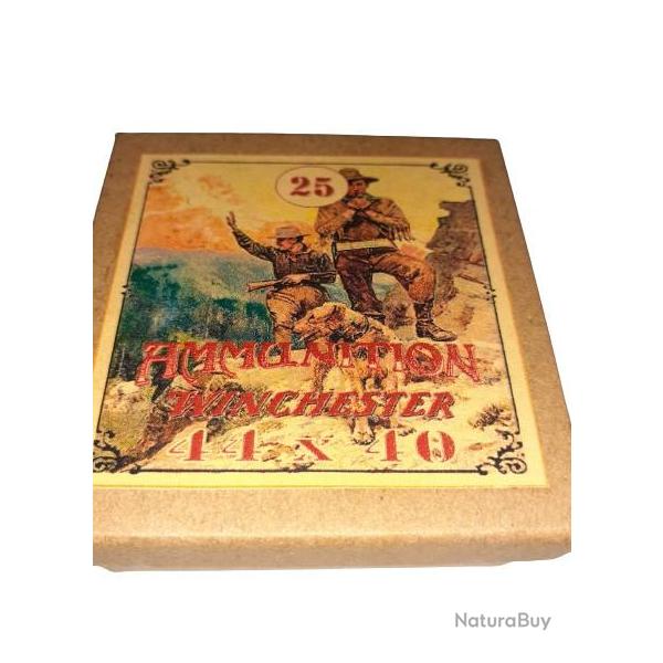 44 x 40 Winchester: Reproduction boite cartouches (vide) AM Nvada 9882086
