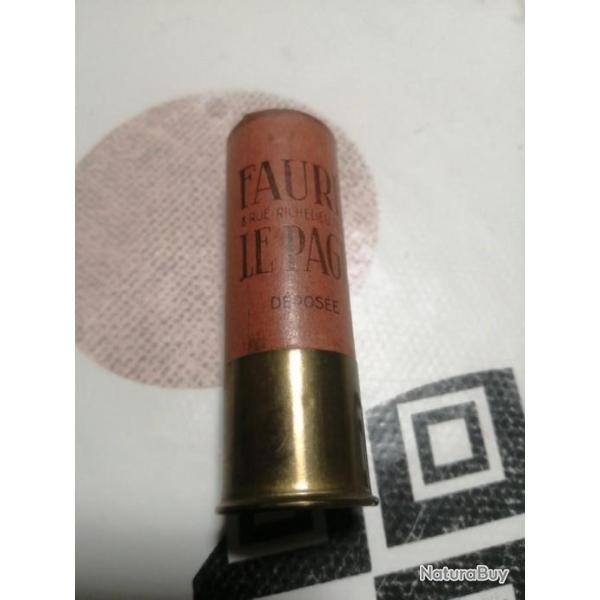 1 CARTOUCHE EN CARTON FAURE LE PAGE EN CALIBRE 12