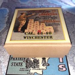 44 x 40 Winchester (Western Metallic Ammunition): Reproduction boite cartouches (vide) WMA 9882142