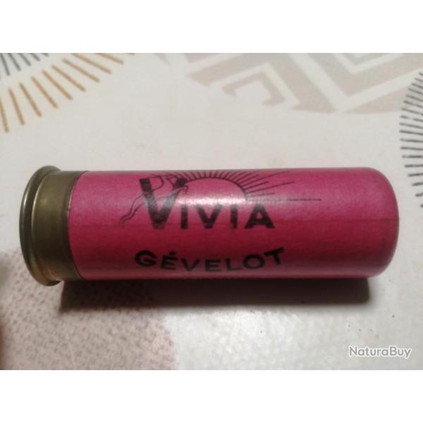 1 CARTOUCHE EN CARTON VIVIA GEVELOT EN CALIBRE 12