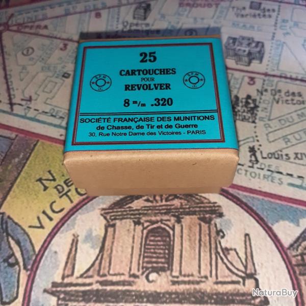 8 mm 320 (Soci�t� Fran�aise Munitions): Reproduction boite cartouches (vide) Collection SFM 9882188
