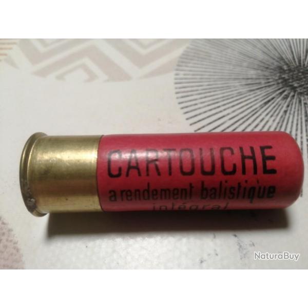 1 CARTOUCHE EN CARTON STANDARD TYPE CHAMPIONNAT EN CALIBRE 12