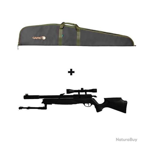 PACK AVEC BIPIED PCP ARROW + Lunette 3-9 x 40 Mil Dot Cal. 4,5 mm, 19,9 joules + ( Kit  Puissance )