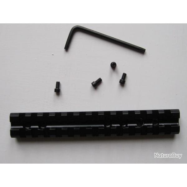 Rail fixe de 21mm longueur 140mm pour Browning
