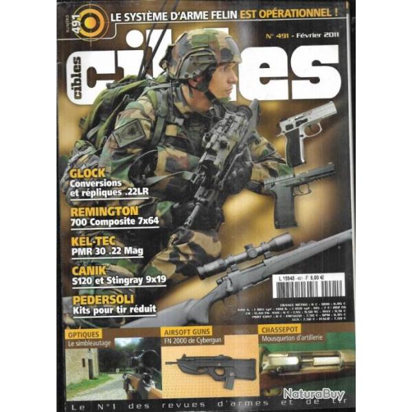 cibles 491 glock conversions et r�pliques, g2010-fn 2000 cybergun, le f�lin, chassepot artillerie,