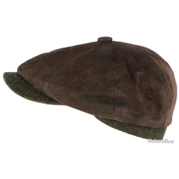 Casquette Gavroche Cuir Marron Kilmallock Aussie Apparel Marron