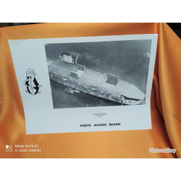 PORTE AVIONS BEARN, AERONAVALE, POSTER