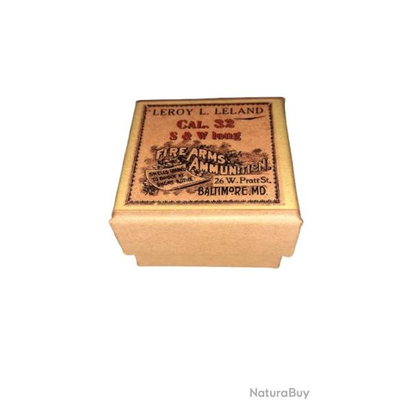 32 Long SW ou 32 Smith & Wesson Long: Reproduction boite cartouches (vide) LL 9890209