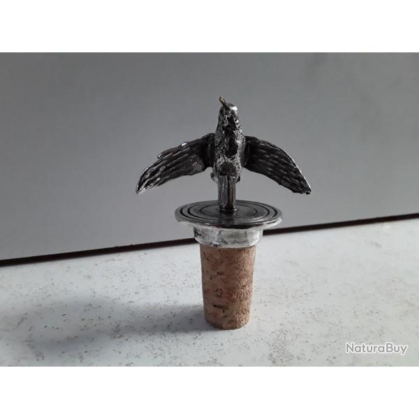 wahoo ! Bouchon ferme bouteille ENVOL BECASSE vritable etain