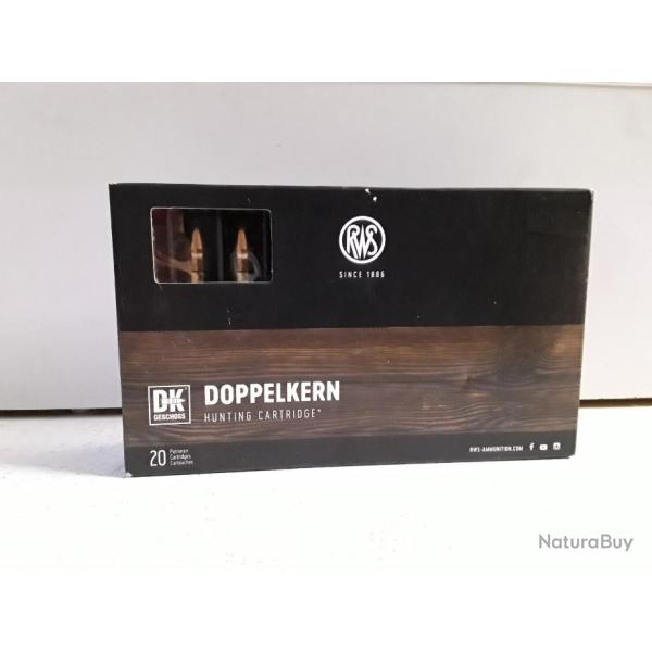 9128 BOITE DE 20 BALLES RWS DOPPELKERN DK CAL 9,3X62  225GRAINS NEUF