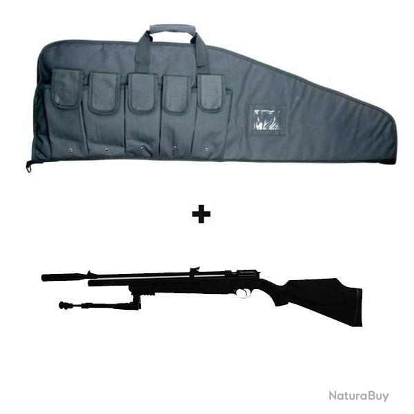 CARABINE+ BIPIED PCP SNOWPEAK PR900R SYNTH�TIQUE Calibre 5,5 mm, 19,9 Joules + �tui de protection