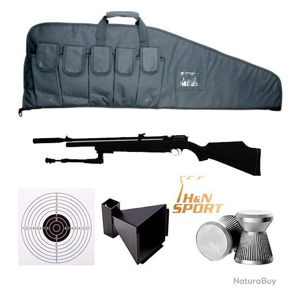 PACK3 CARABINE+ BIPIED PCP SNOWPEAK PR900R SYNTH�TIQUE Calibre 4,5 mm, 19,9 Joules