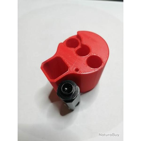 Presse a balle revolver poudre noire - adaptateur calibre 36