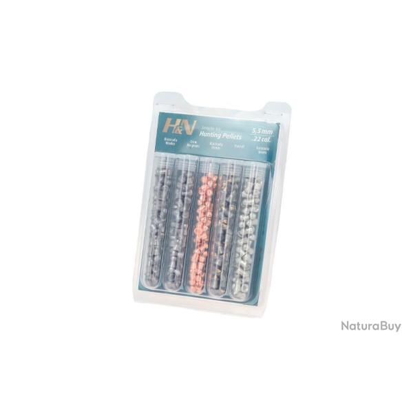 Echantillon de plombs H&N Sport Calibre 5.5mm