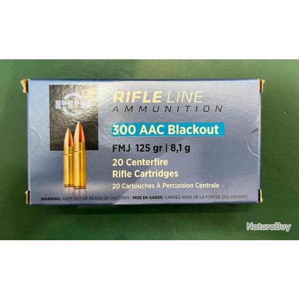 munition 300 aac blackout partizan ppu 125gr fmj par 180