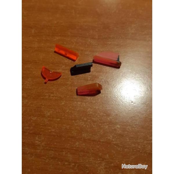 Lot de 5 mires / guidons