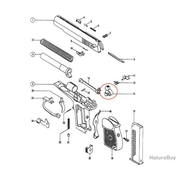 Chien (marteau) Makarov