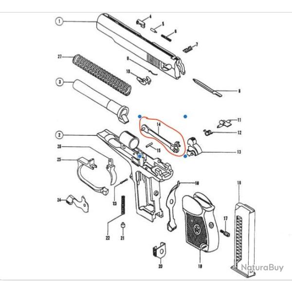 Barre d�tente Makarov