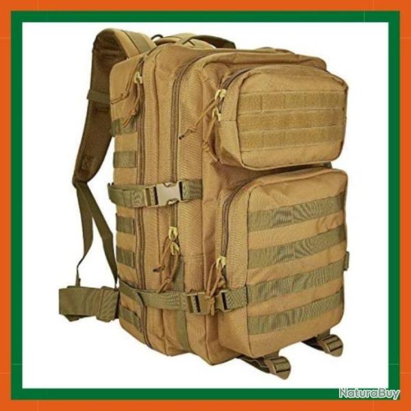 Sac � dos tactique militaire 50L - Kaki -  Livraison rapide