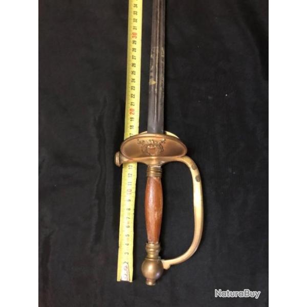 epee d'officier garde laiton