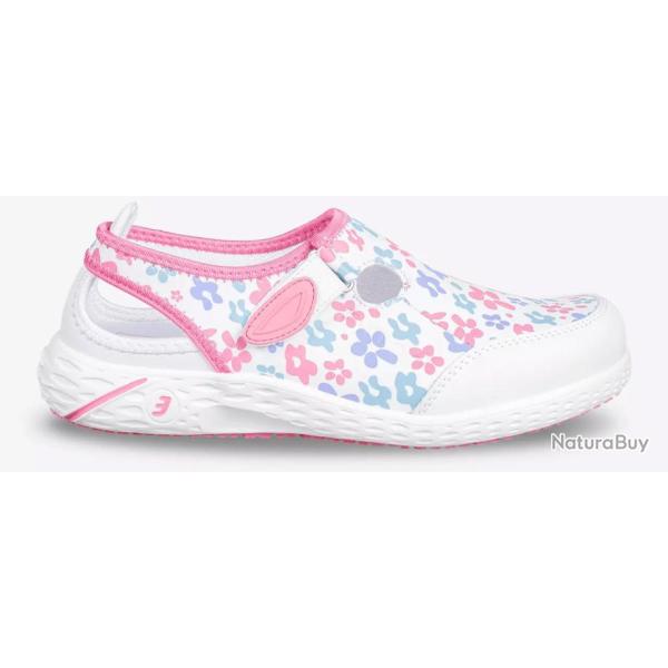 Sabots de travail pour femme Safety Jogger Lina OB ESD E SRC A Multicolore fleuri