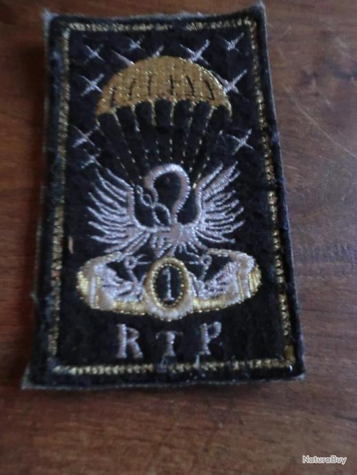Insigne Tissu Militaire Du 1er Hussard Parachutiste Patch Ecusson