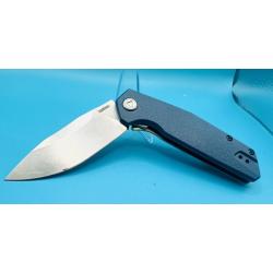 Couteau Kershaw Lucid A/O Lame Acier 8Cr13MoV Manche GFN/Stainless Blue Framelock Clip KS2036
