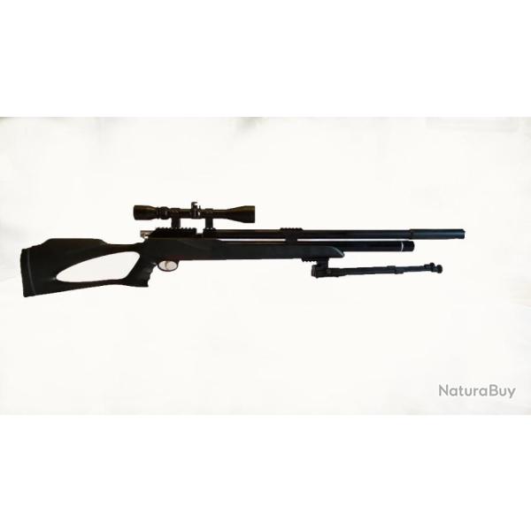 M25 PCP CARABINE + BIPIED SNOWPEAK Calibre 4,5 mm + Lunette 3-9 x 40 Mildot 19,9 Joules