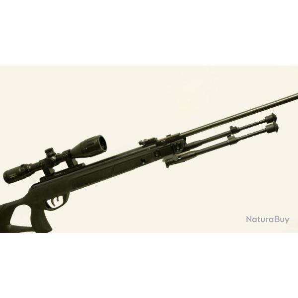 GAMP G-MAGNUM + BIPIED 1250 Cal,6.35, 19,9 j+ Piston (45 Jul.) + Lunette 3-12x44 R.MilDot + Pellets