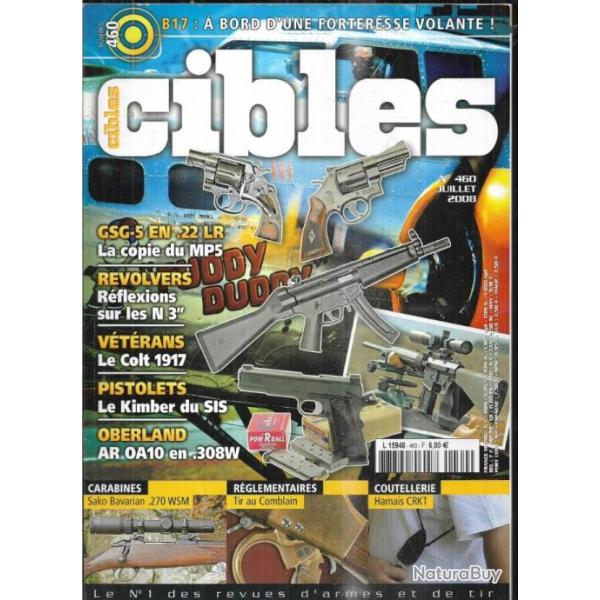 cibles 460 b17 � bord d'une forteresse volante, kimber 1911 custom, gsg-5 , cartouches de chasse � b