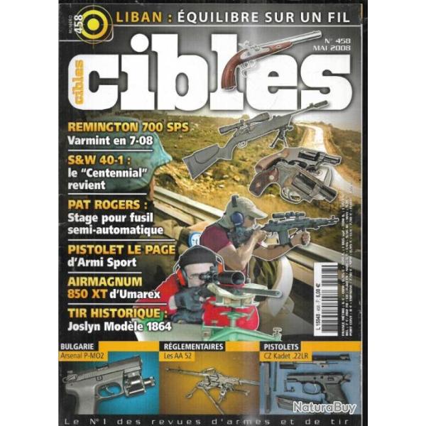 cibles 458 aa 52, cz kadet, centennial , carabine joslyn 1864, liban,,umarex airmagnum 850 xt,