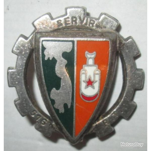 516� R�giment du Train, relief, fixation 2 pontets, vert fonc�