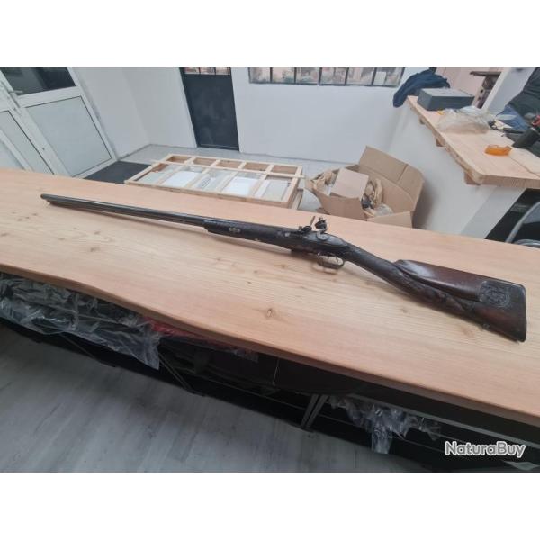 Fusil de chasse  silex