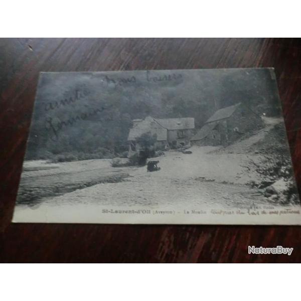 CP  Dpt  12  ST LAURENT  D OLT  LE MOULIN