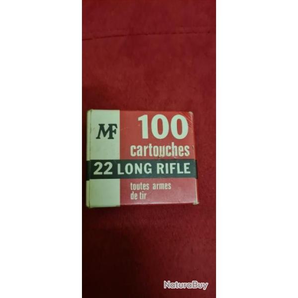 100 cartouches MANUFRANCE en calibre 22LR