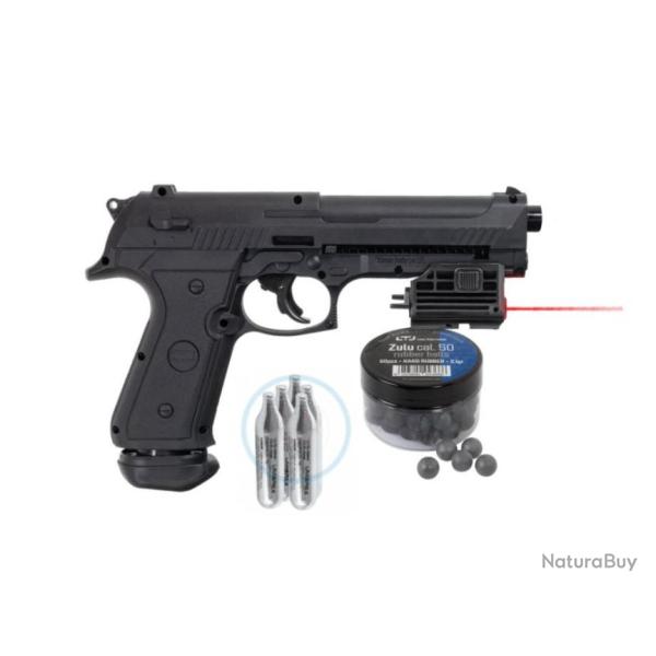 Pack LTL Alpha 18 Joules + 5 Co2 + 50 Billes Cal.50 + laser
